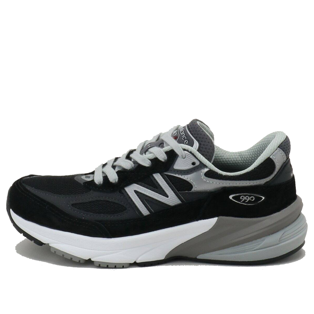 New Balance 990v6 MiUSA Black Grey White (Women's)