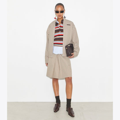 Tory Burch Twisted Monk Strap BARK BROWN