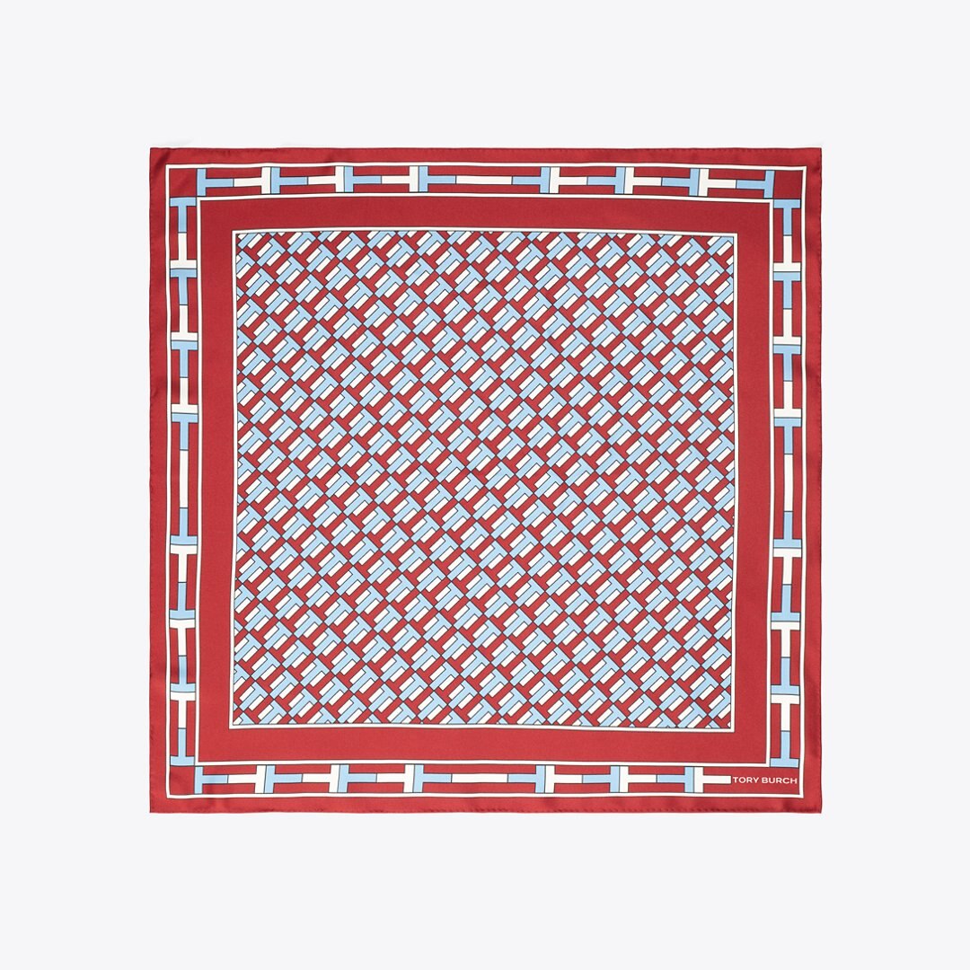 Tory Burch Two for T Neckerchief Red / Blue
