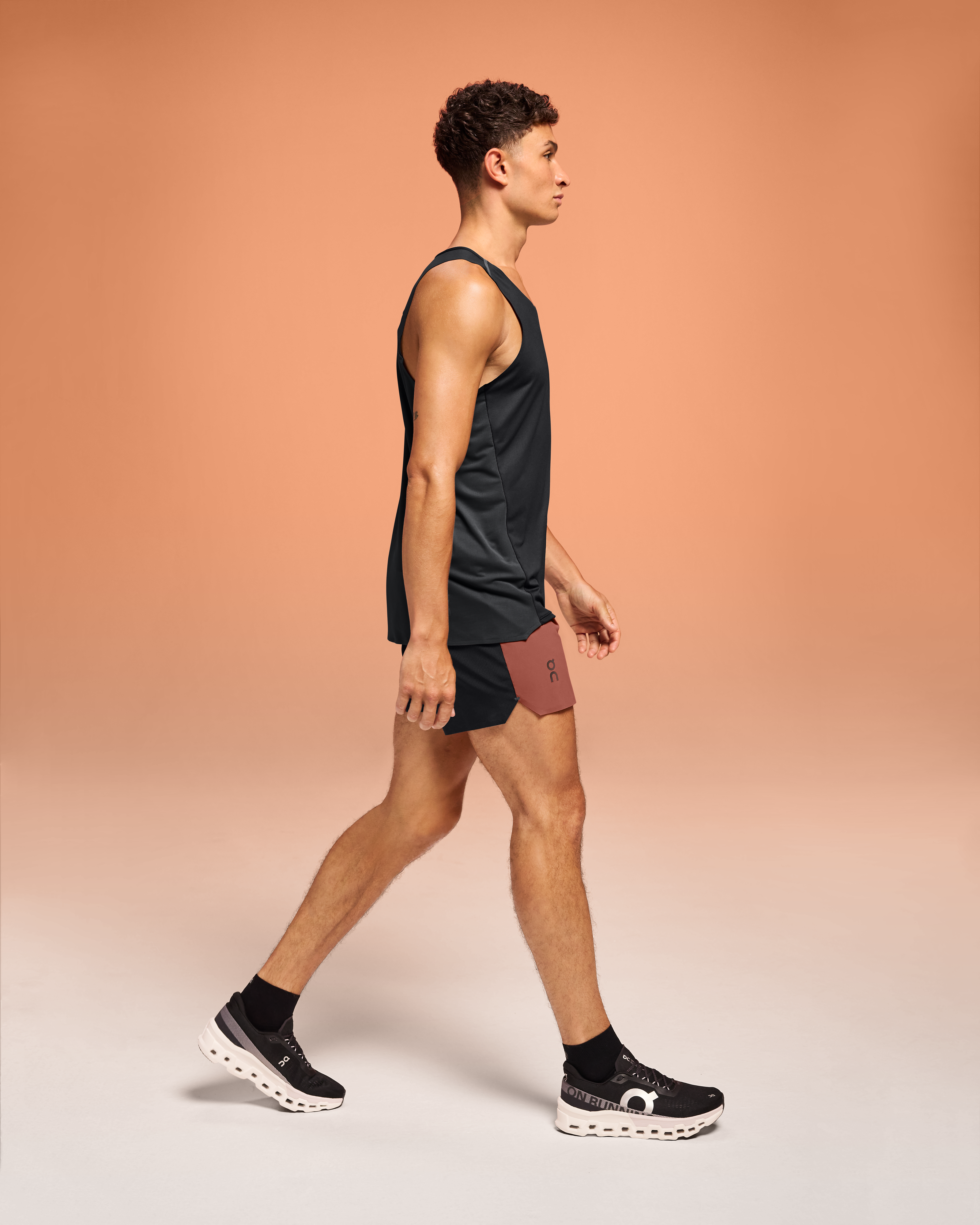 on 5" lightweight shorts Auburn | Black