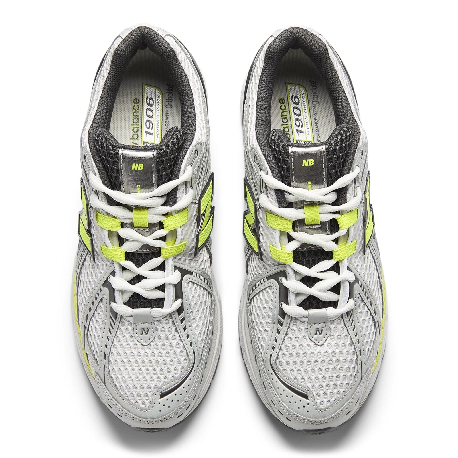 New Balance 1906R Light Silver Metallic With Alkaline Green Light Silver Metallic With Alkaline Green