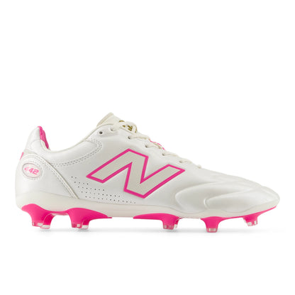New Balance 442 Elite FG V3 Sea Salt with Pink Heat