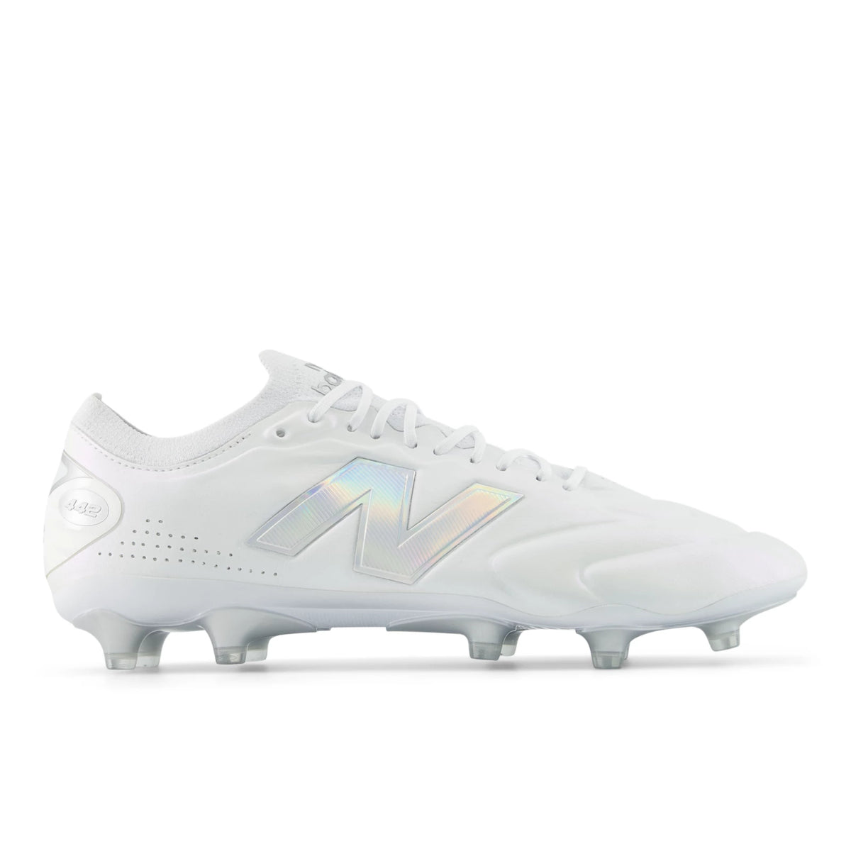 New Balance 442 Elite Knit FG V3 White with Grey Matter