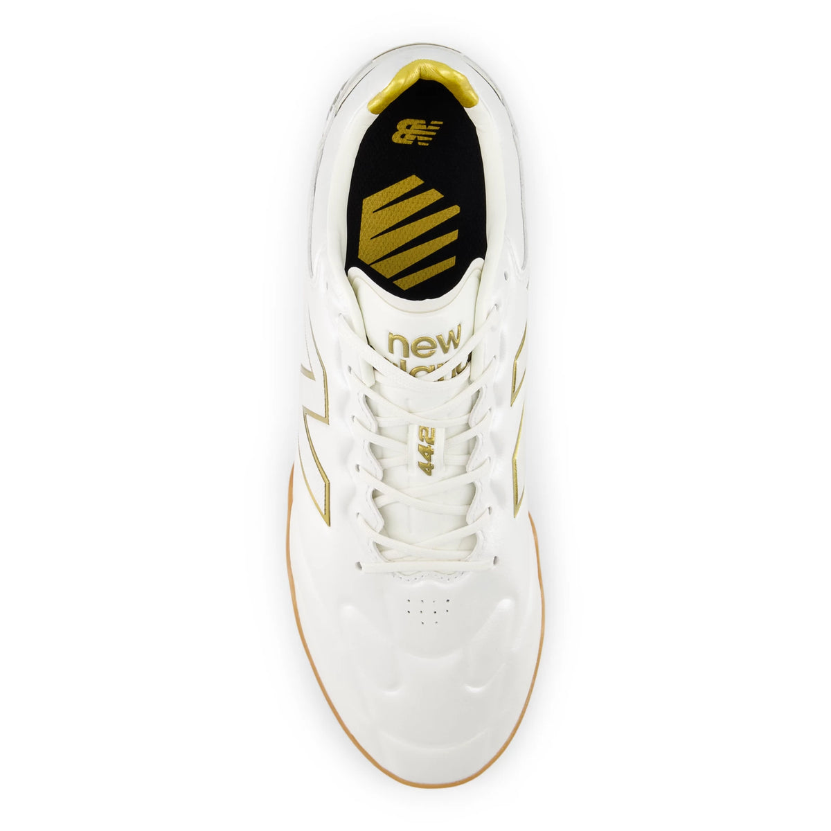 New Balance 442 Elite in V3 First Edition Sea Salt Multi with Gold Metallic
