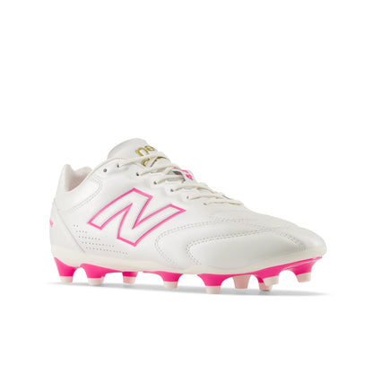 New Balance 442 Pro FG V3 Sea Salt with Pink Heat
