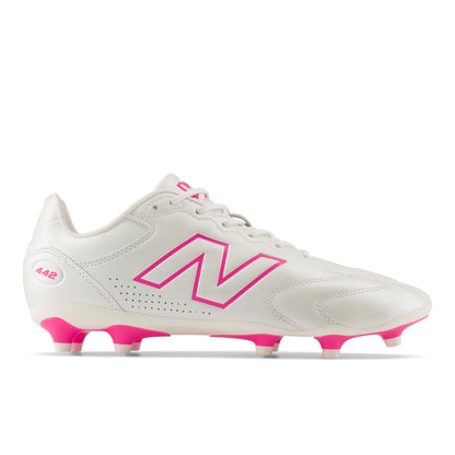 New Balance 442 Team FG V3 Sea Salt with Pink Heat