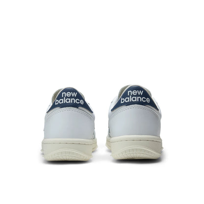 New Balance T500 White with Vintage Indigo