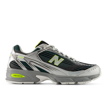 New Balance 509 Silver Metallic with Deep End and Alkaline Green