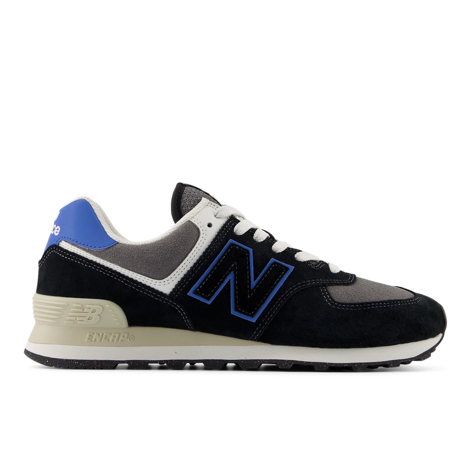New Balance 574 Black With Blue Agate Black With Blue Agate