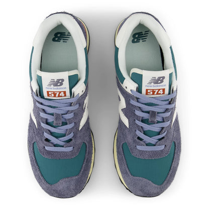 New Balance 574 Dark Arctic Grey with Sea Salt