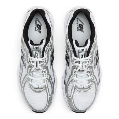 New Balance 740 White With Metallic Silver And Black White With Metallic Silver And Black