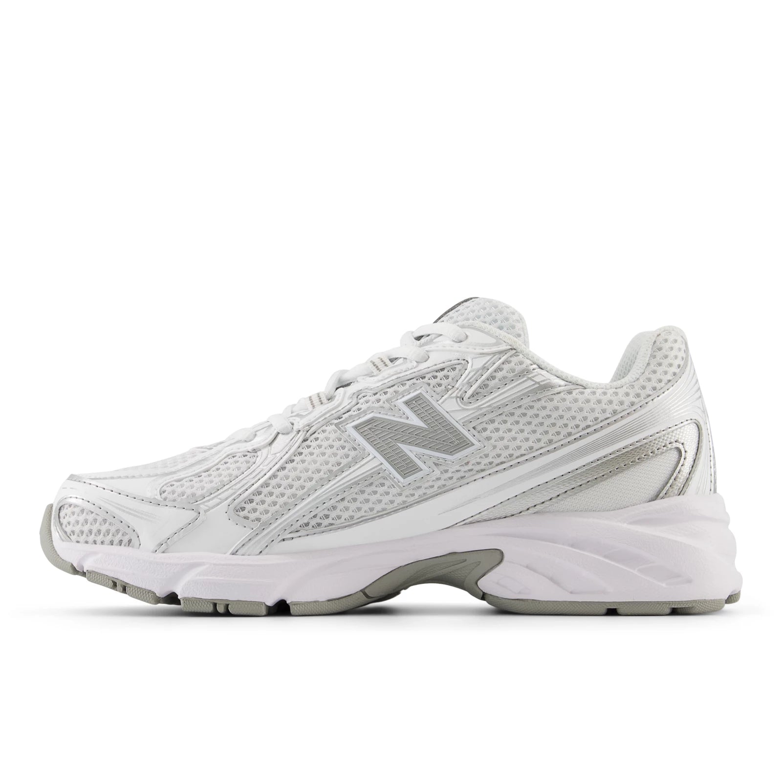 New Balance 740 White With Metallic Silver And Reflection White With Metallic Silver And Reflection