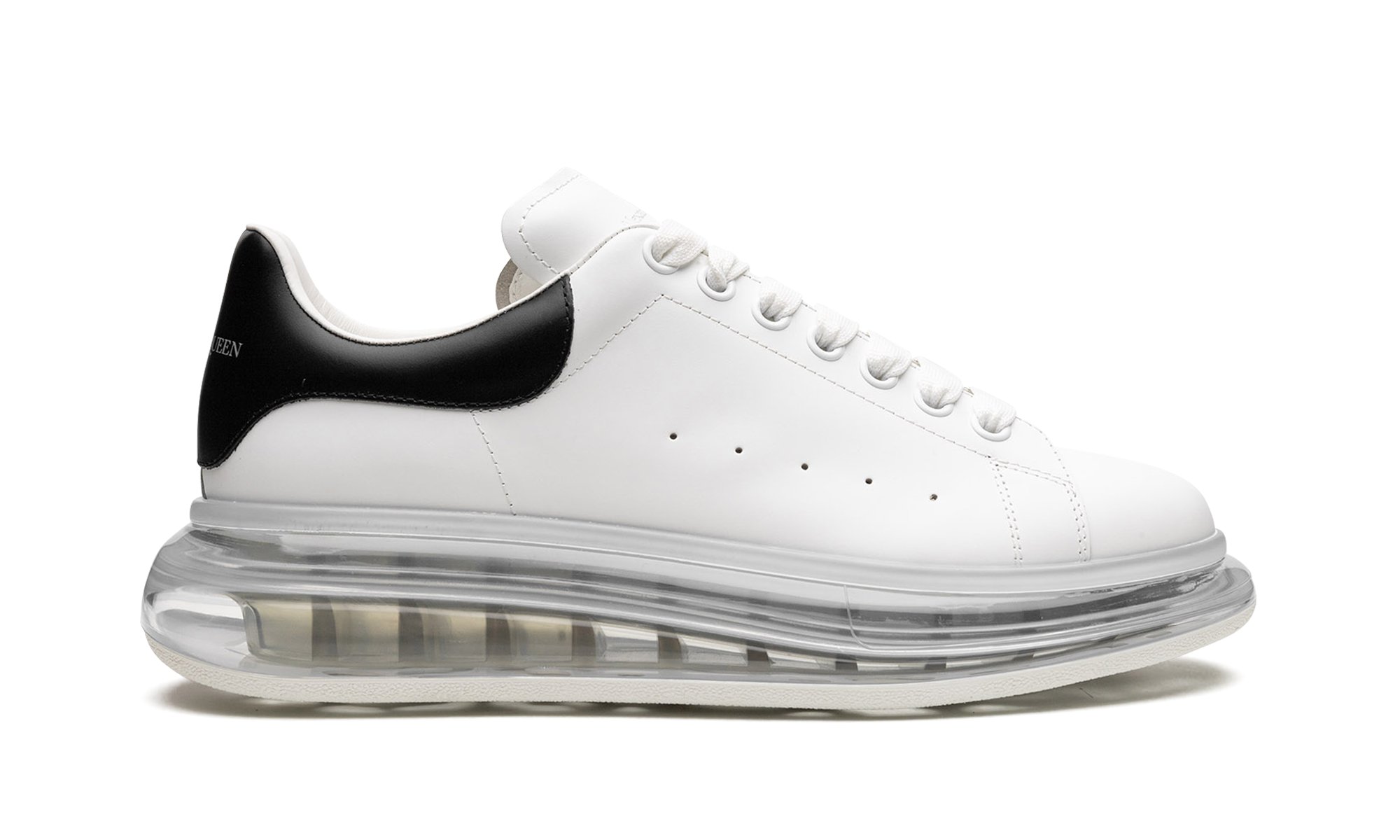 Alexander McQueen Oversized Clear Sole Black