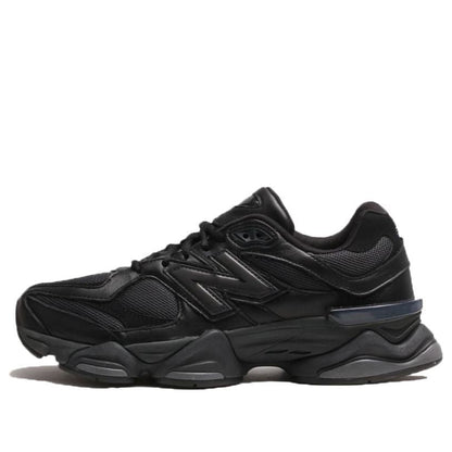 New Balance 9060 Triple Black Leather