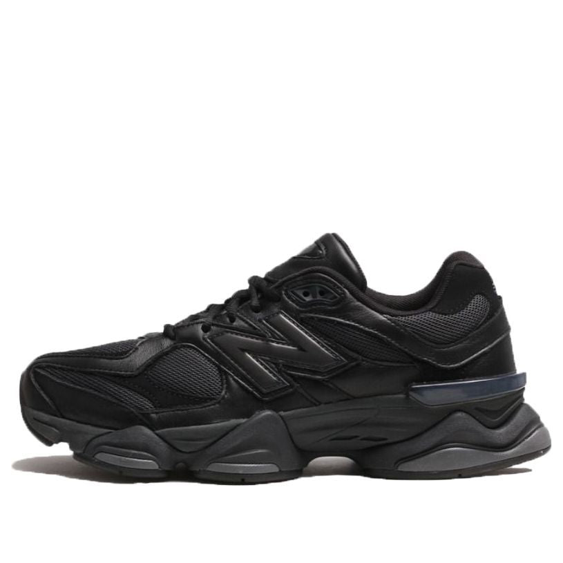New Balance 9060 Triple Black Leather