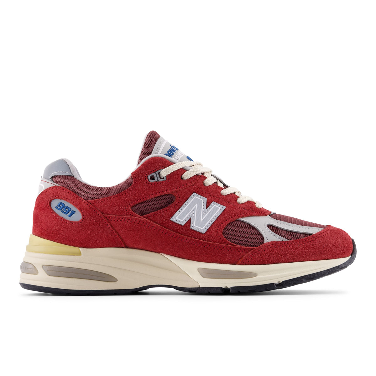 New Balance Made in Uk 991v2 Vintage Sports Red