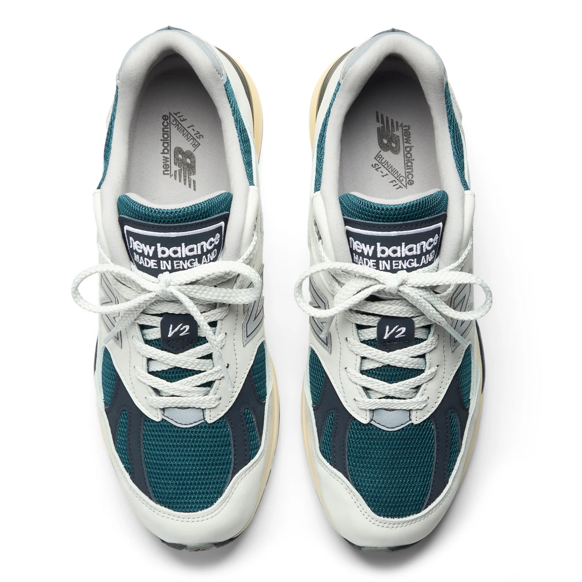 New Balance Made in UK 991v2 Grey with Balsam and Total Eclipse