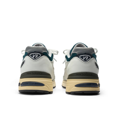 New Balance Made in UK 991v2 Grey with Balsam and Total Eclipse