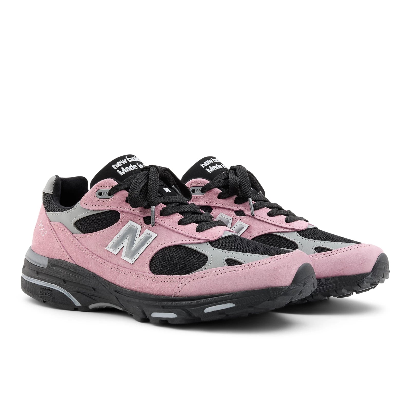 New Balance Made In Usa 993 Pink Taffy With Black And Slate Grey Pink Taffy With Black And Slate Grey