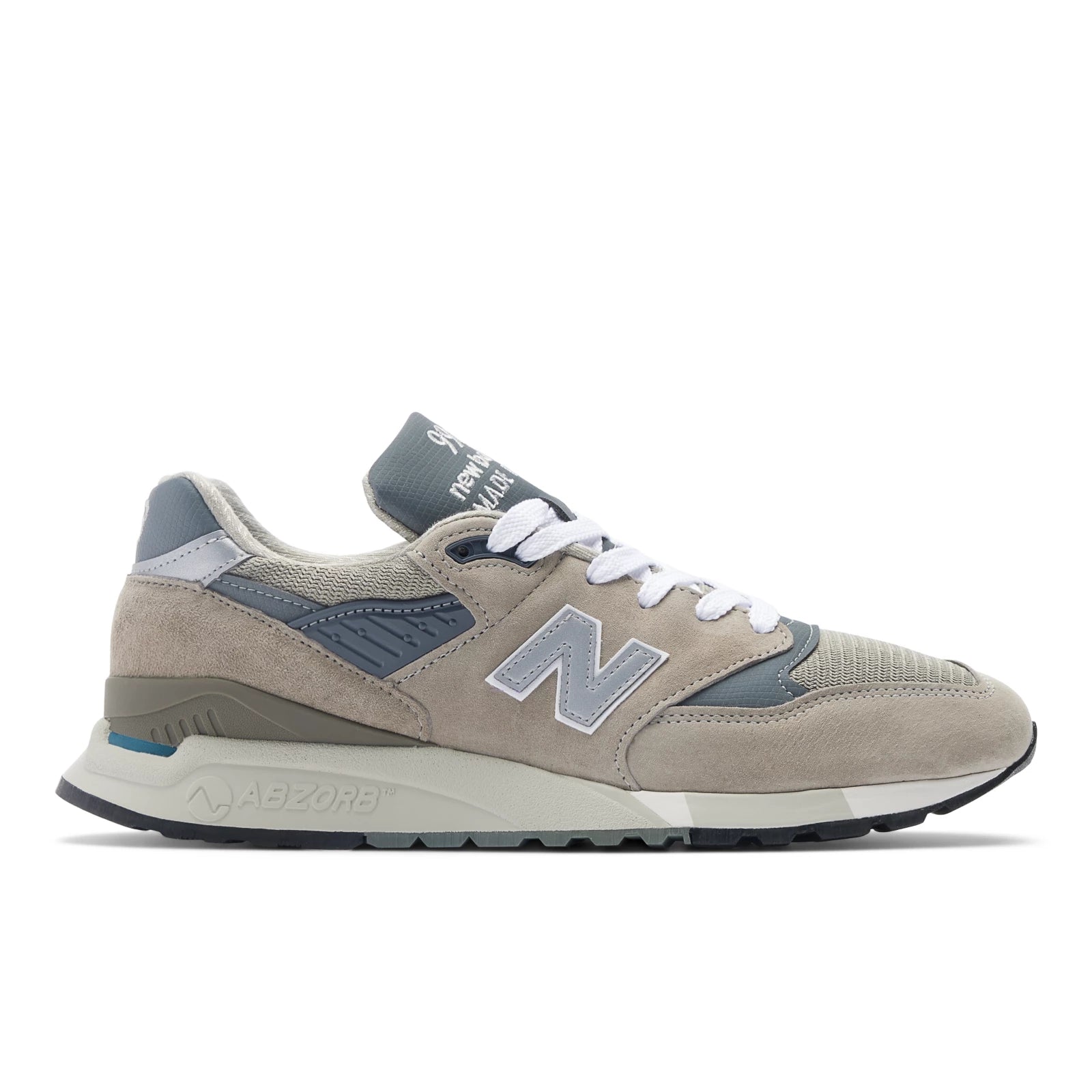 New Balance Made In Usa 998 Core Grey With Silver Grey With Silver