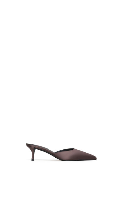Alaïa Le Cœur Mules In Satin