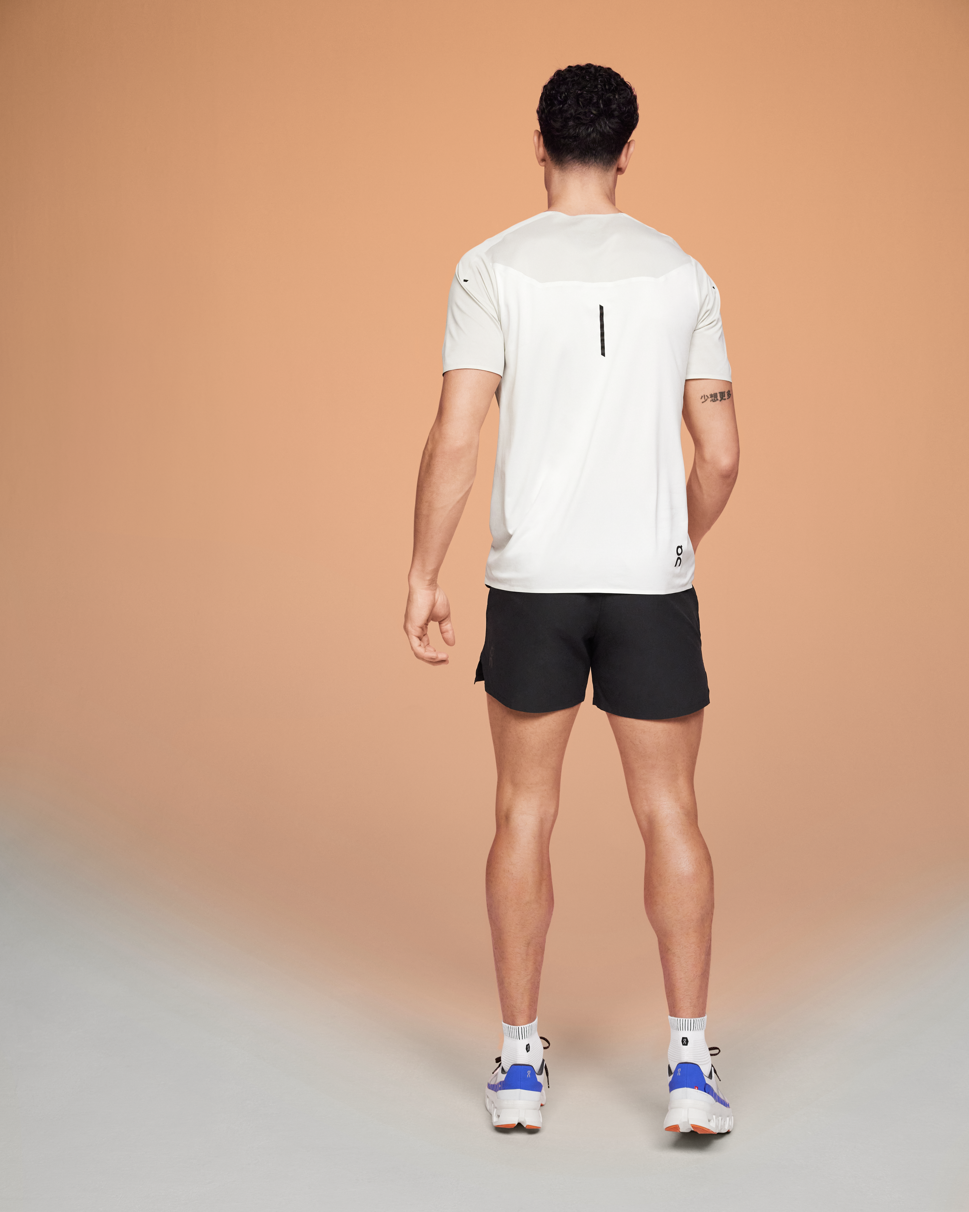 on essential shorts Black