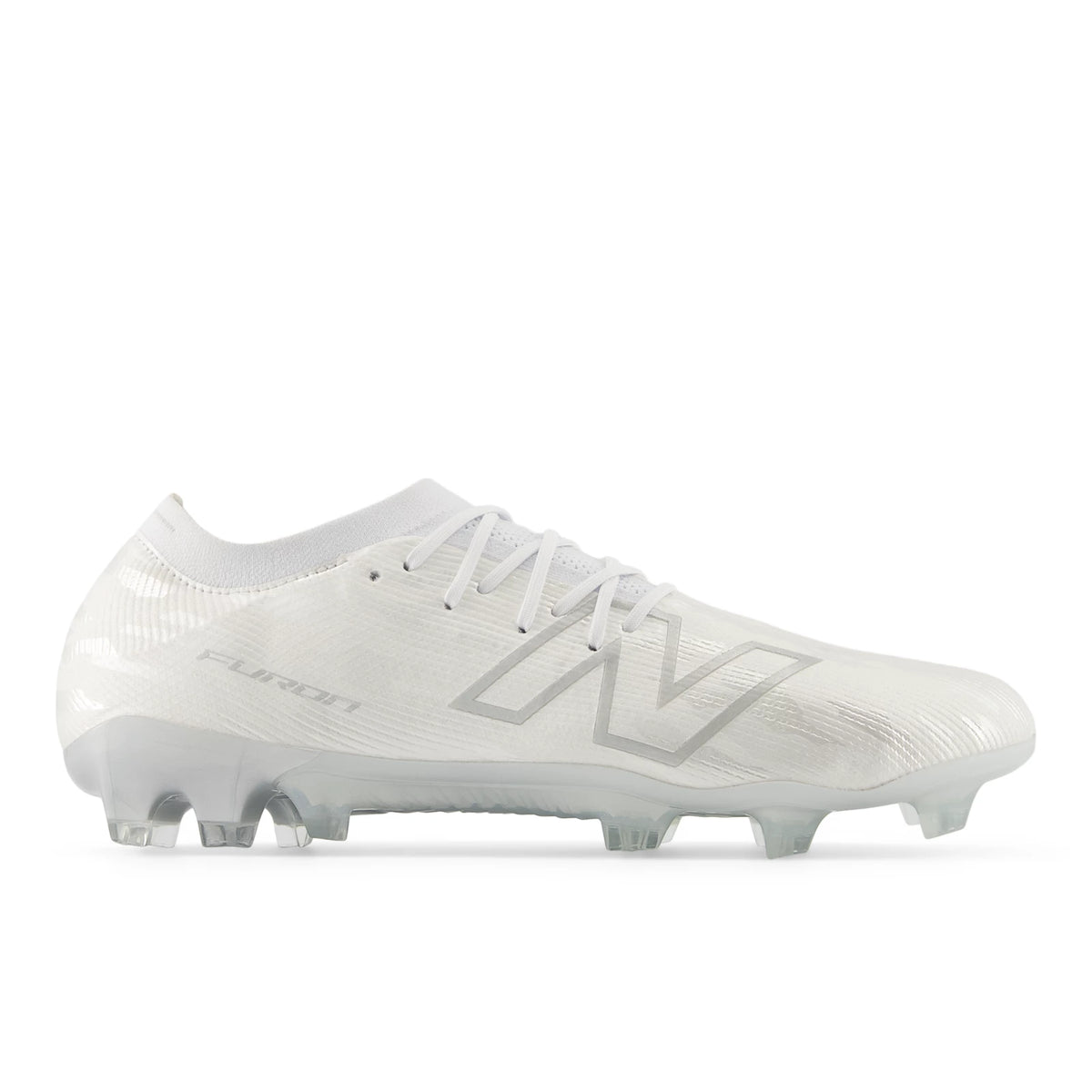 New Balance Furon Elite FG V8 White with Libra and Grey Matter