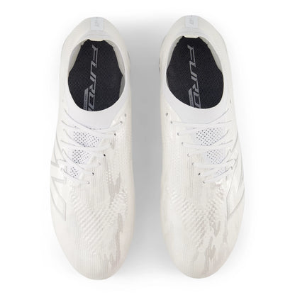 New Balance Furon Elite FG V8 White with Libra and Grey Matter