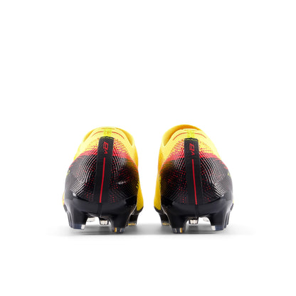 New Balance Furon Women's Elite MG V8 Punch Yellow with Black and Fire Cracker