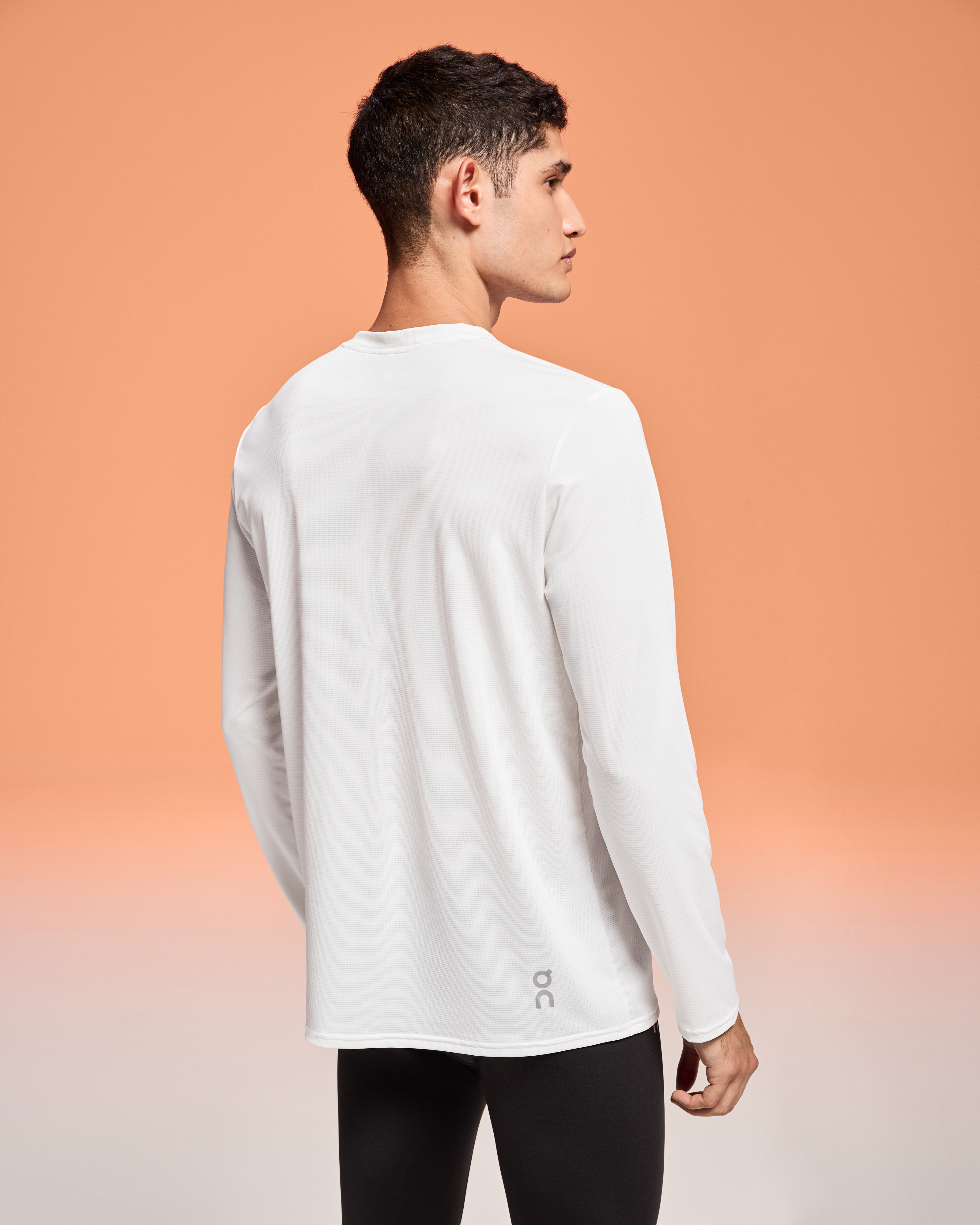 on core long-t Undyed-White