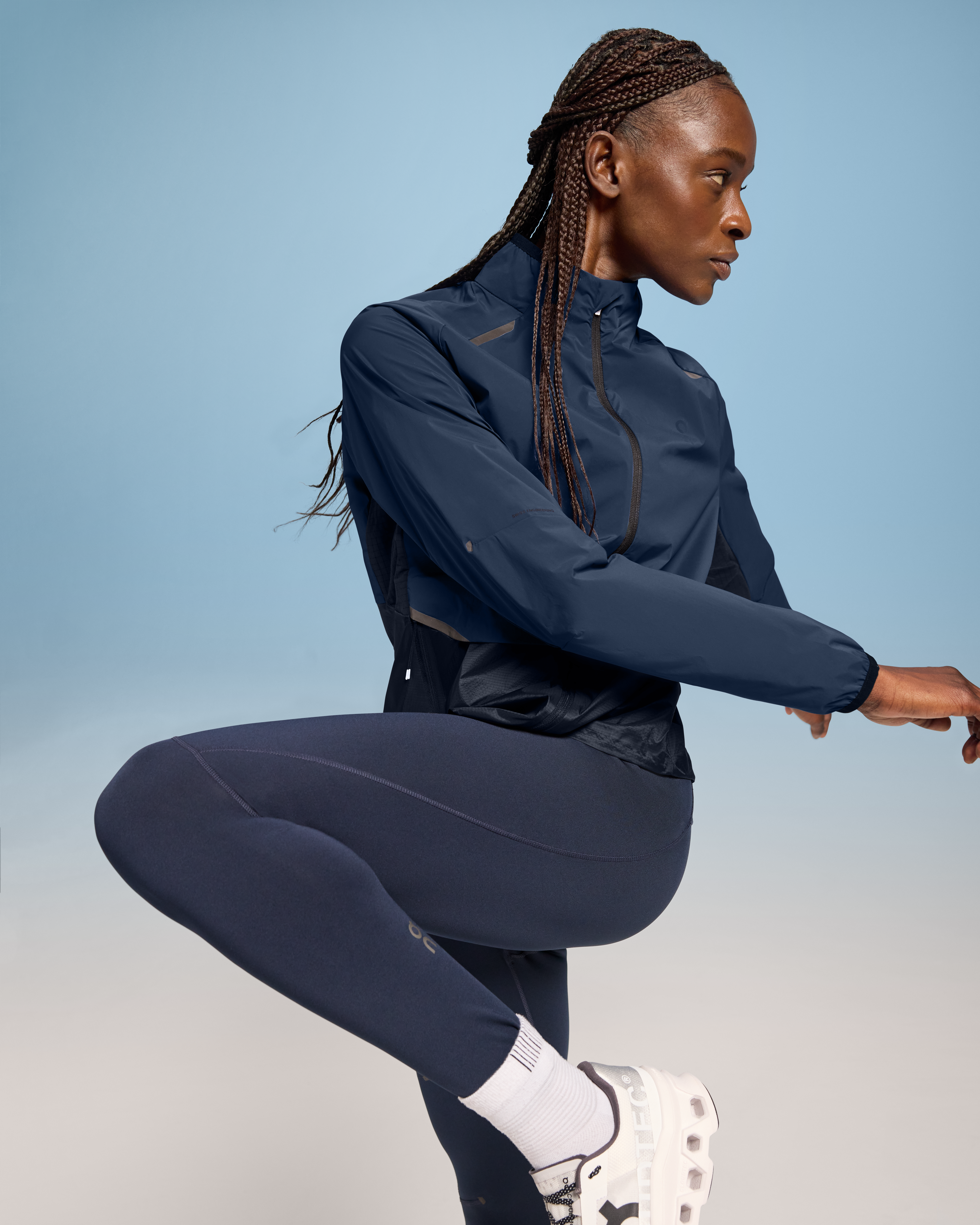 on weather jacket Denim | Navy (Women's)