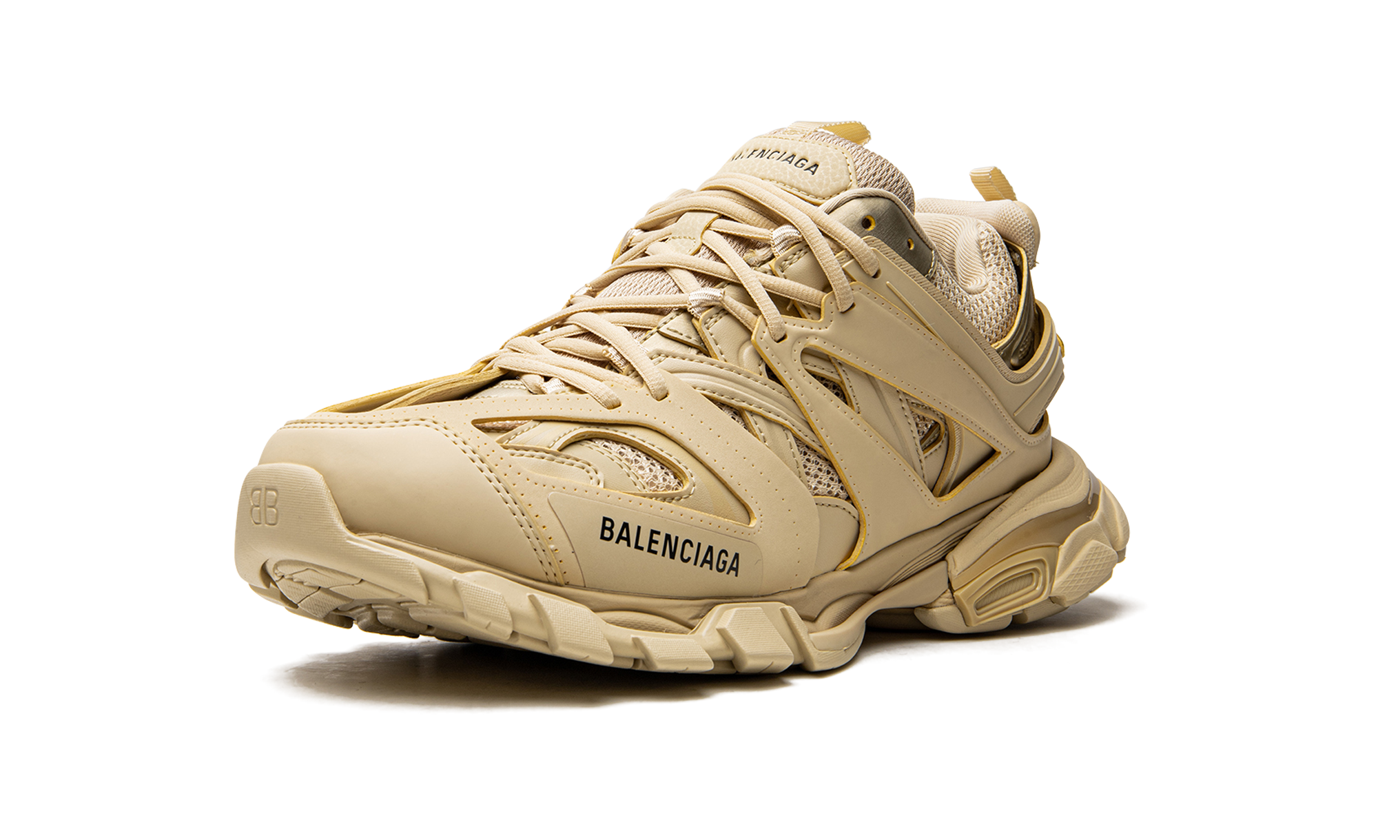 Balenciaga Track Beige Metallic Gold