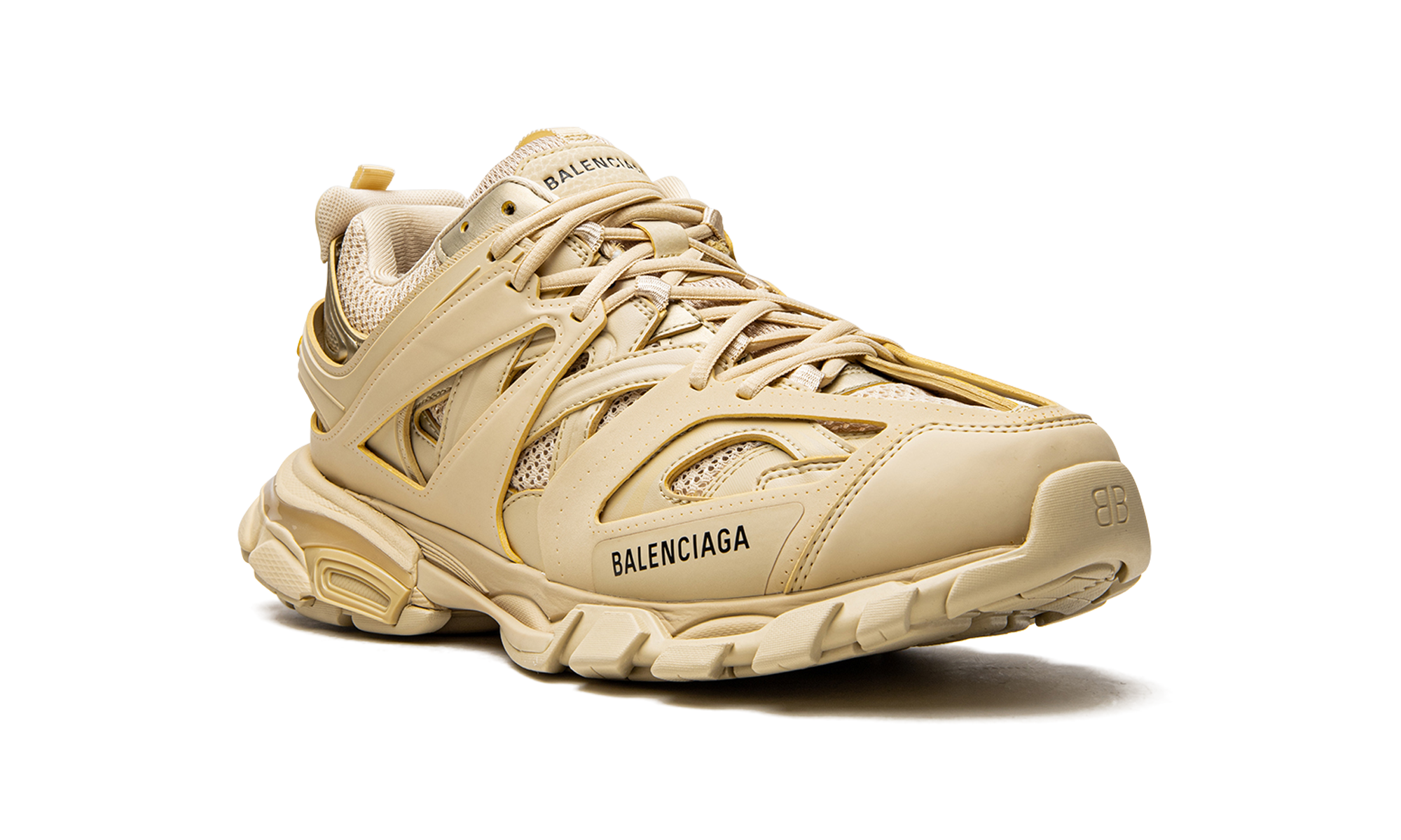 Balenciaga Track Beige Metallic Gold
