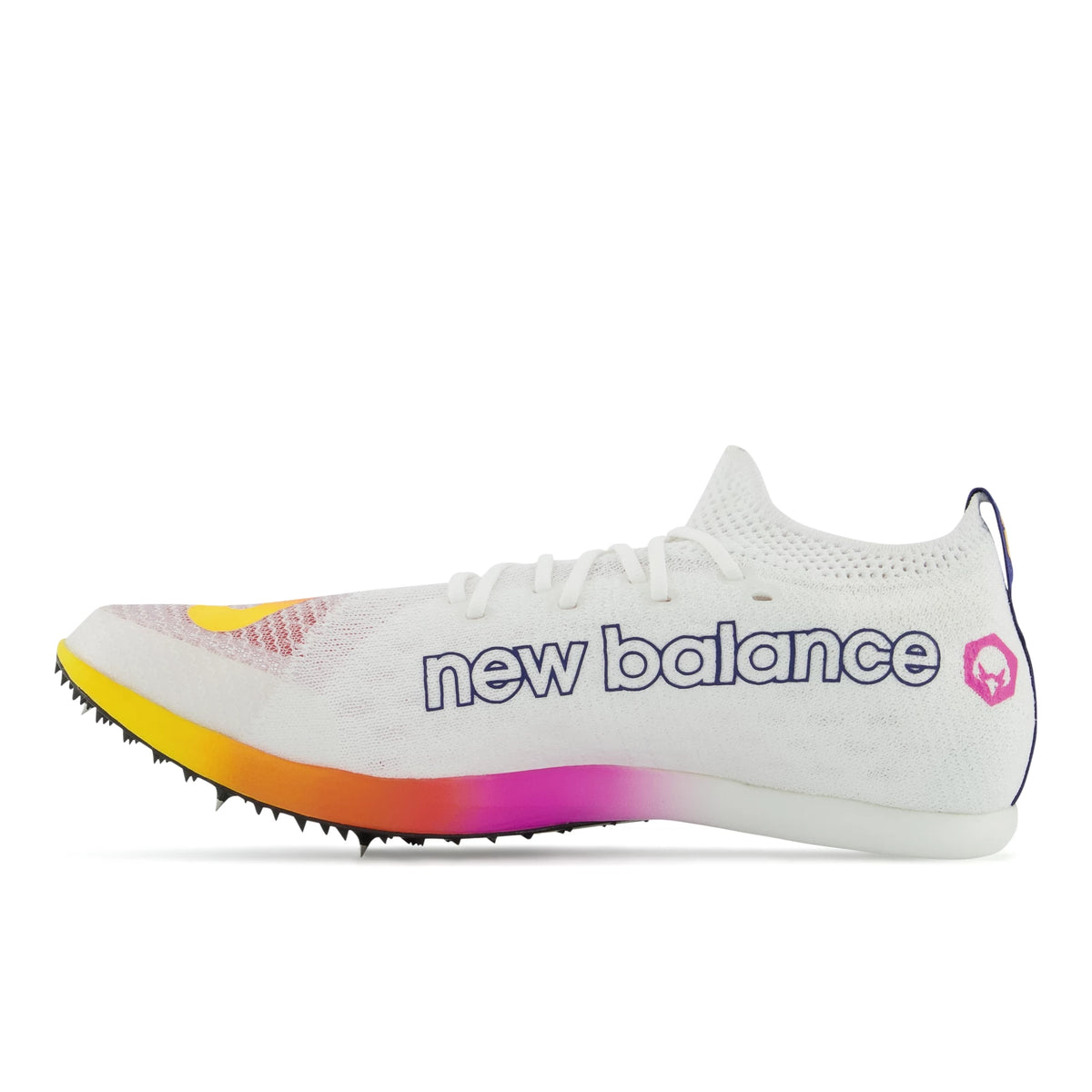 New Balance Fuelcell Supercomp MD-X V2 White with Vibrant Apricot