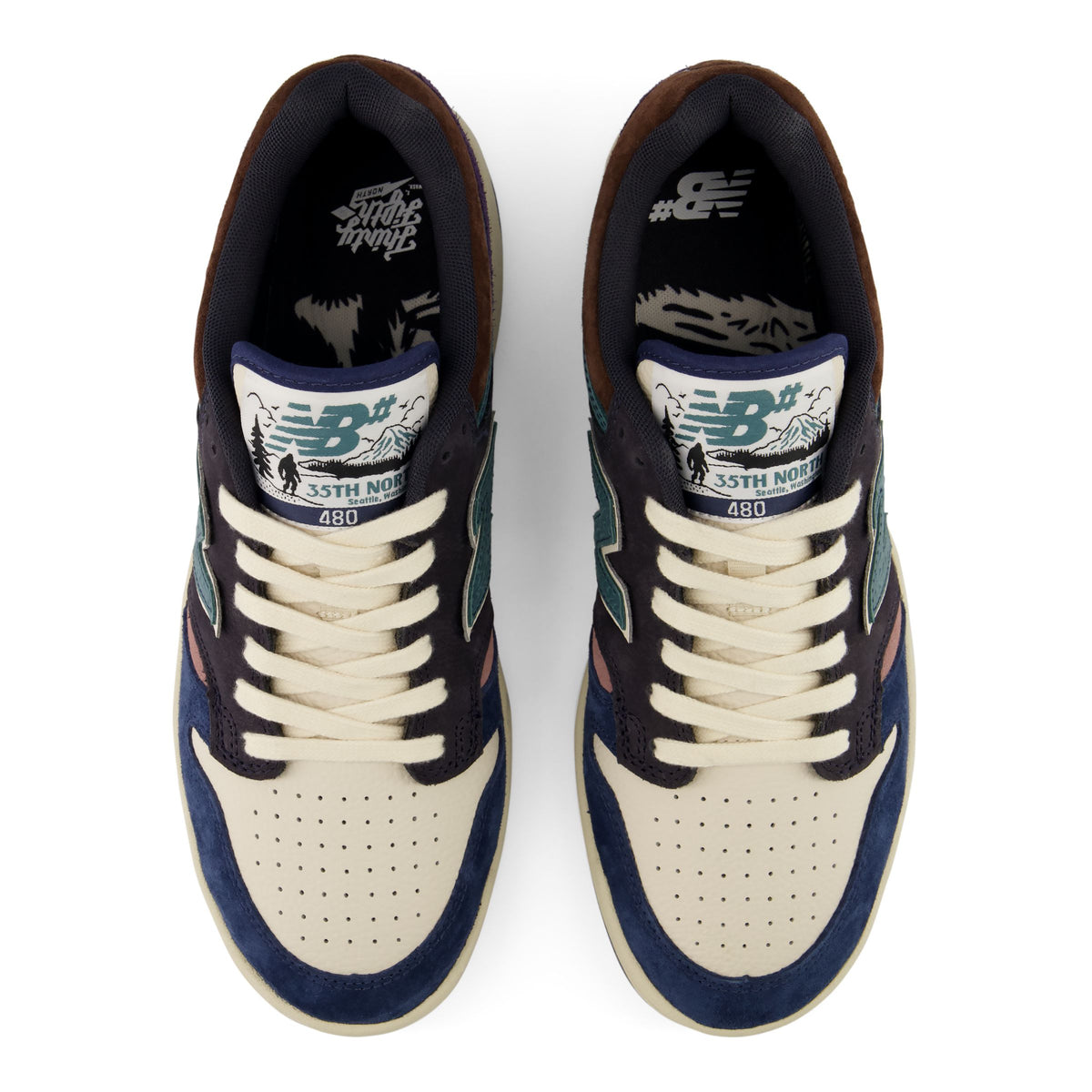 New Balance Nb Numeric 480 X 35th North Blue