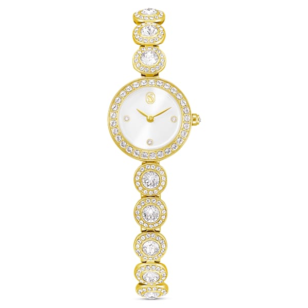 Swarovski Una Angelic Watch Crystal Bracelet Gold Tone Gold-Tone Finish SW5750500