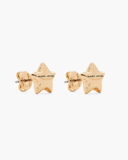 Marc Jacobs The Star Balloon Stud Earrings Light Antique Gold
