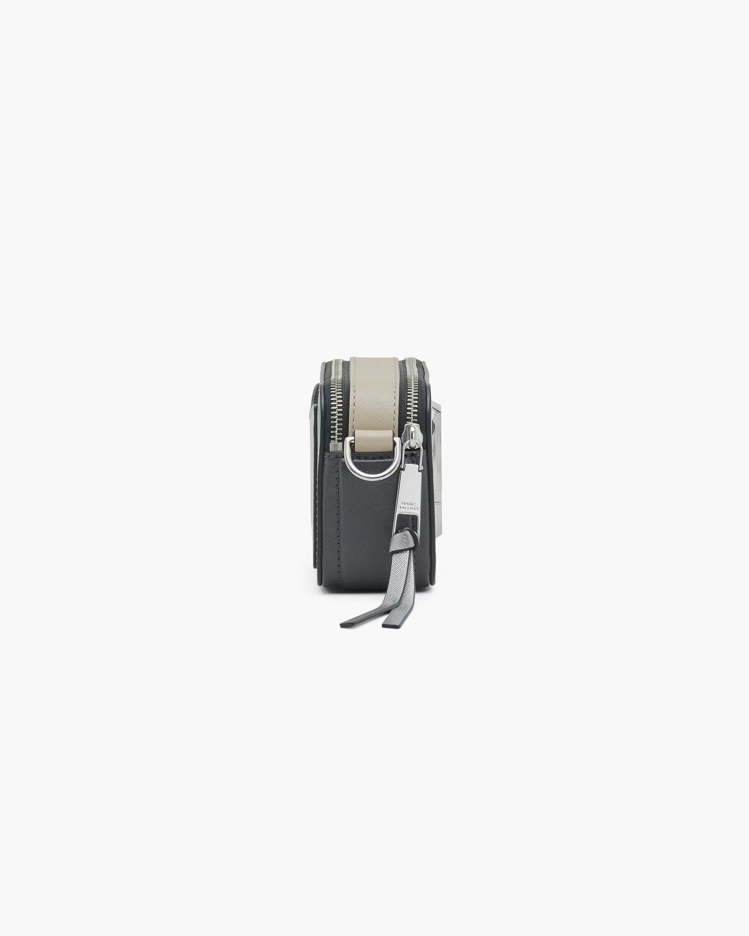 Marc Jacobs The Thin Outline Logo Webbing Strap Wolf Grey Multi