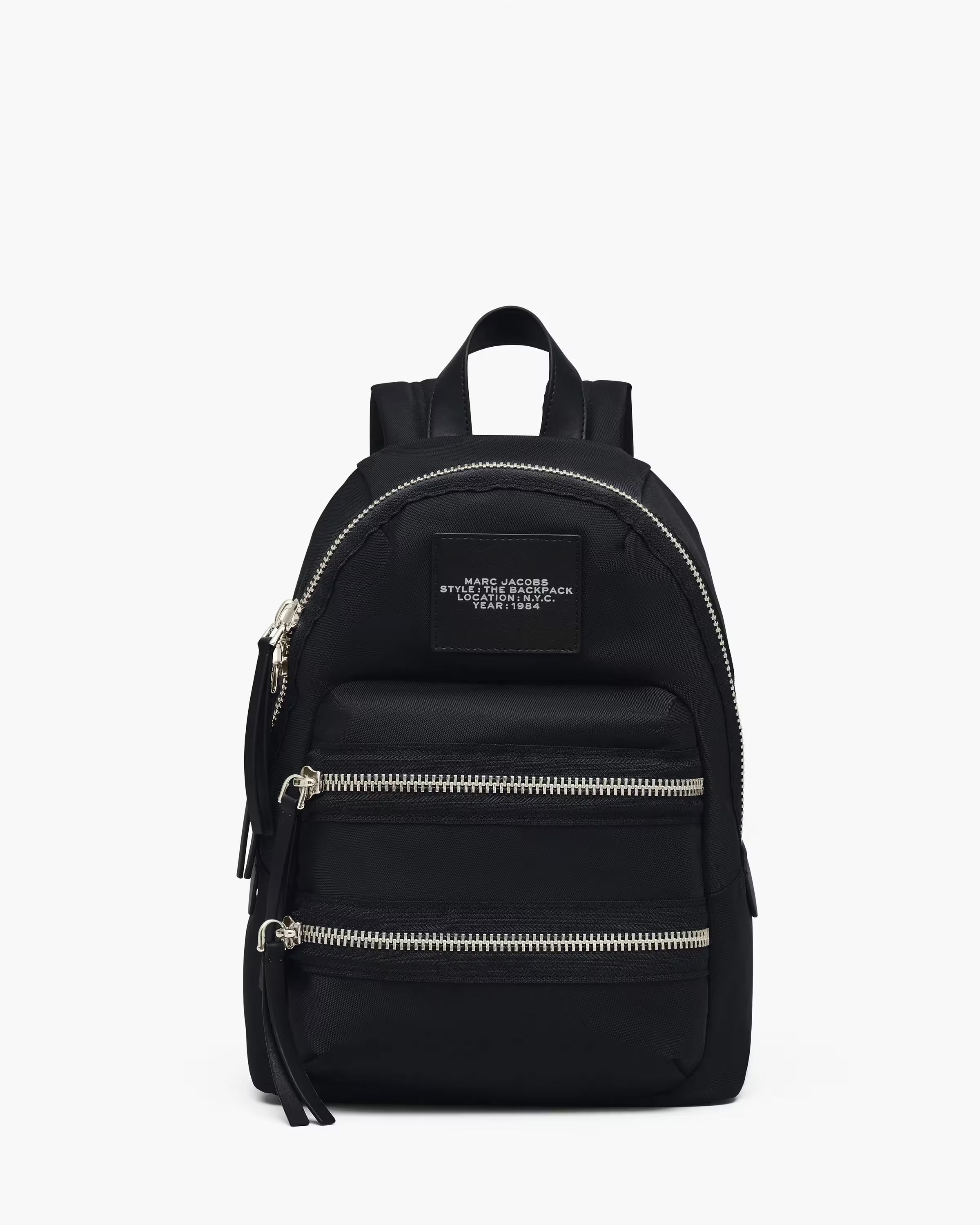 Marc Jacobs The Biker Nylon Medium Backpack Black
