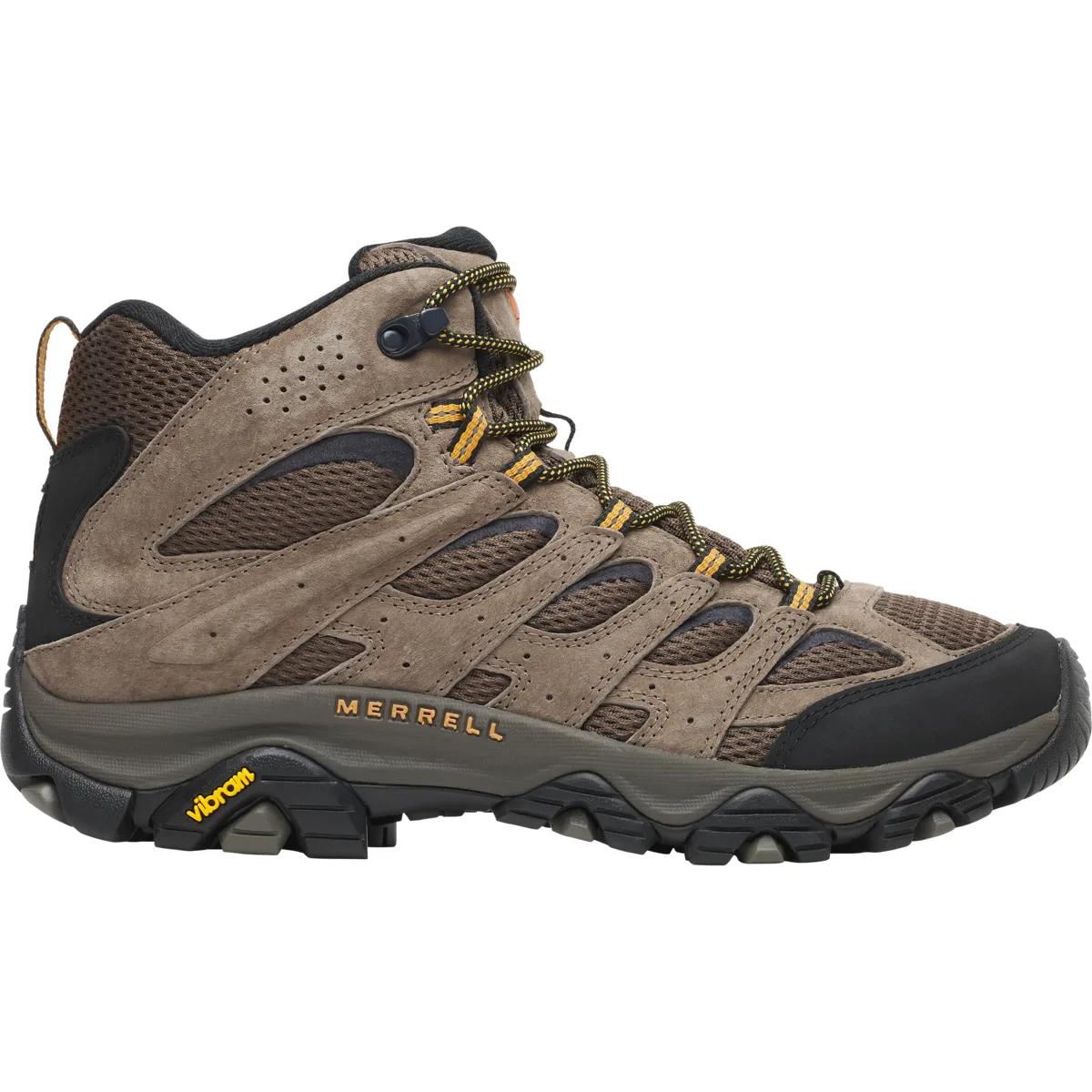 Merrell Men's Moab 3 Mid Wide Width Walnut
