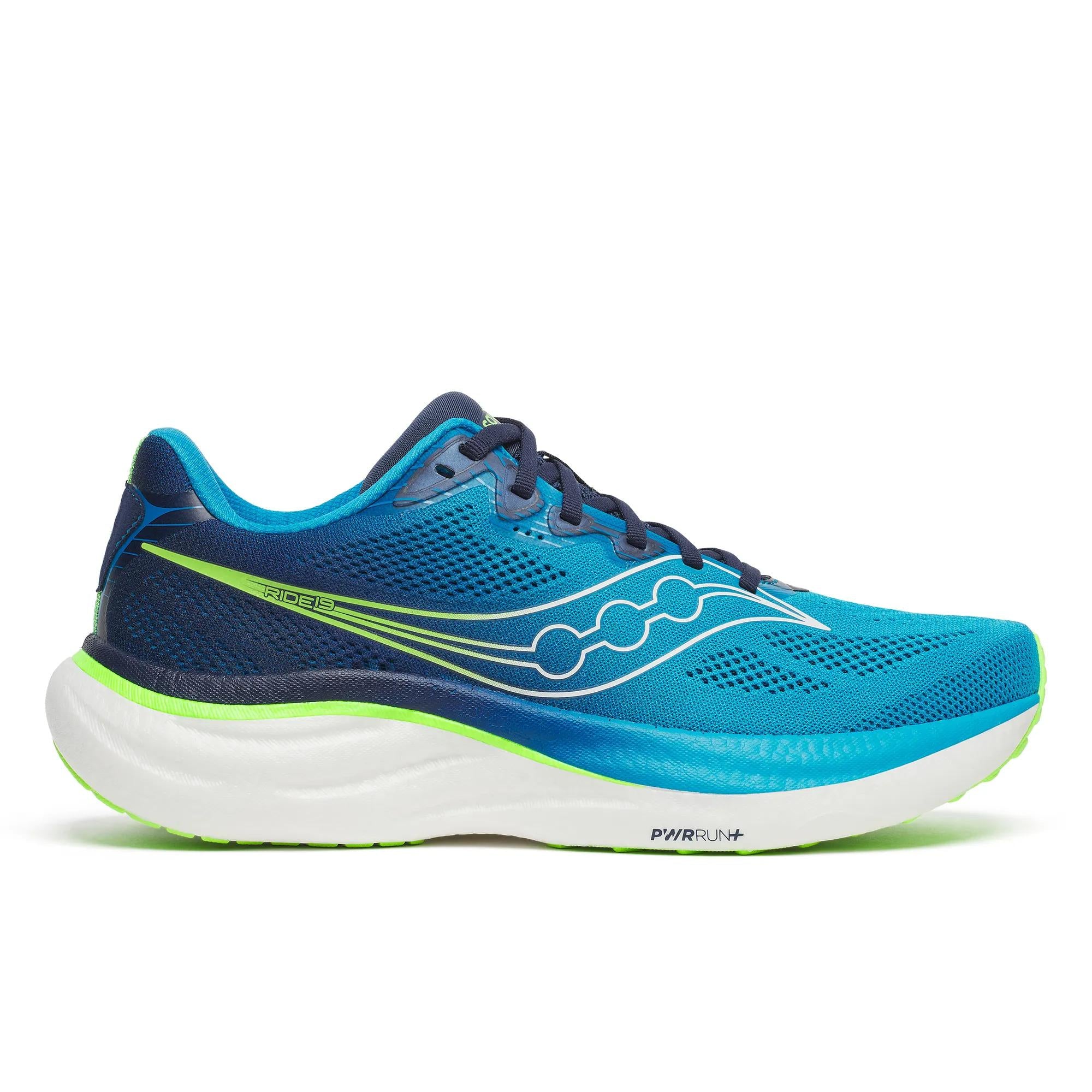 Saucony Men's Ride 19 Cobalt | Slime