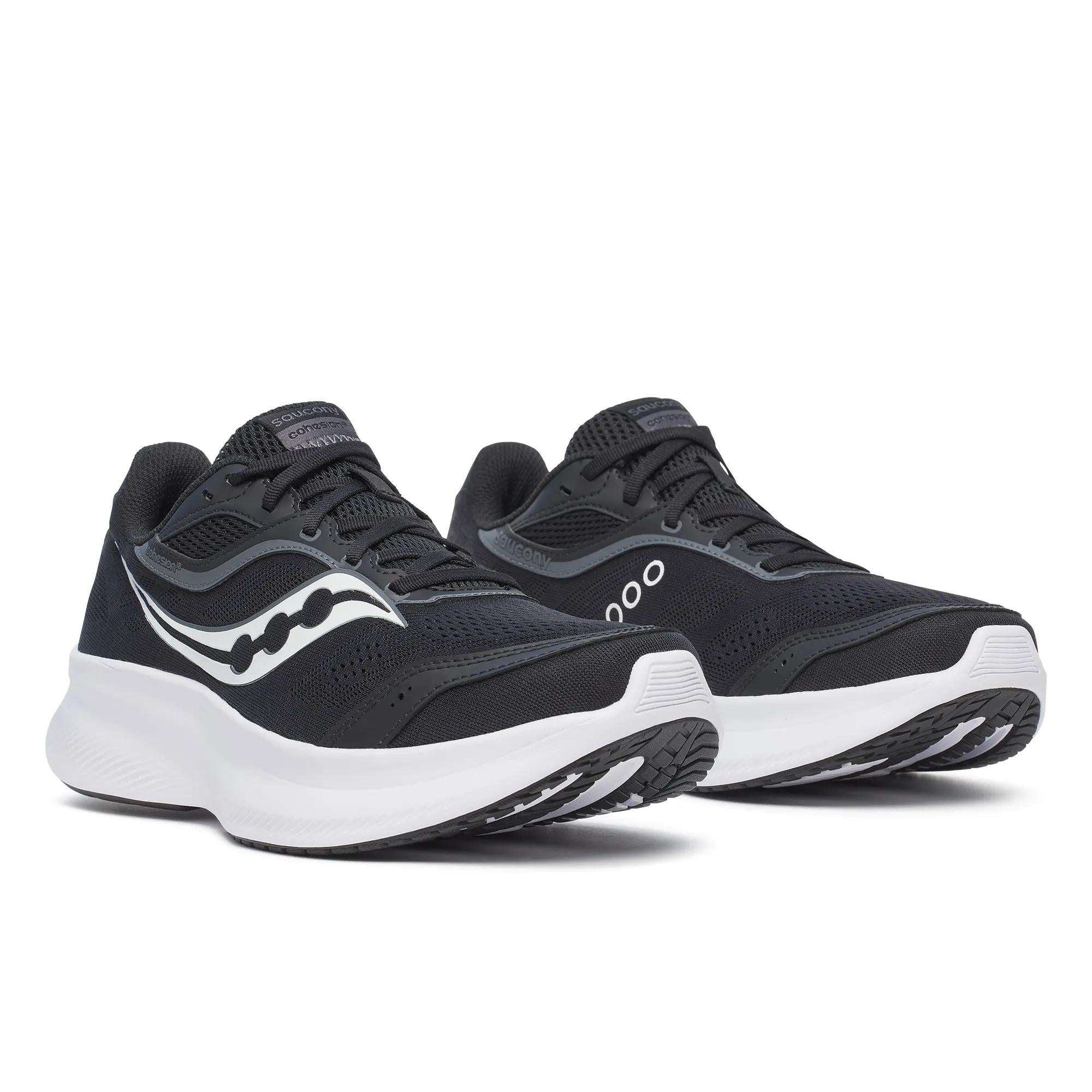 Saucony Men's Cohesion 18 Wide Black | White