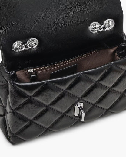 Marc Jacobs The Quilted Slim Dual Convertible Shoulder Bag Black