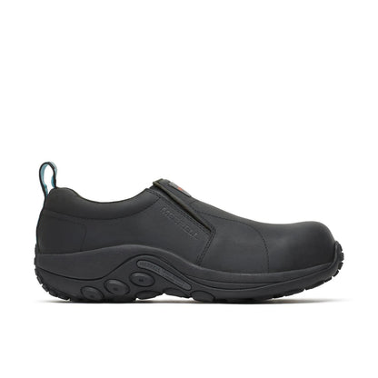 Merrell Women's Jungle Moc Leather Comp Toe Work Shoe Black