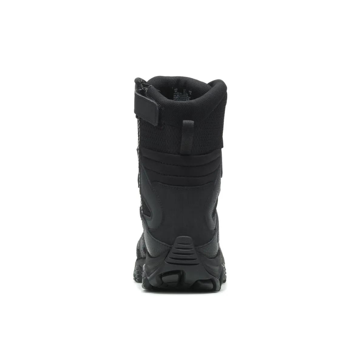 Merrell Men's Moab 3 8" Tactical Zip Waterproof Wide Width Black
