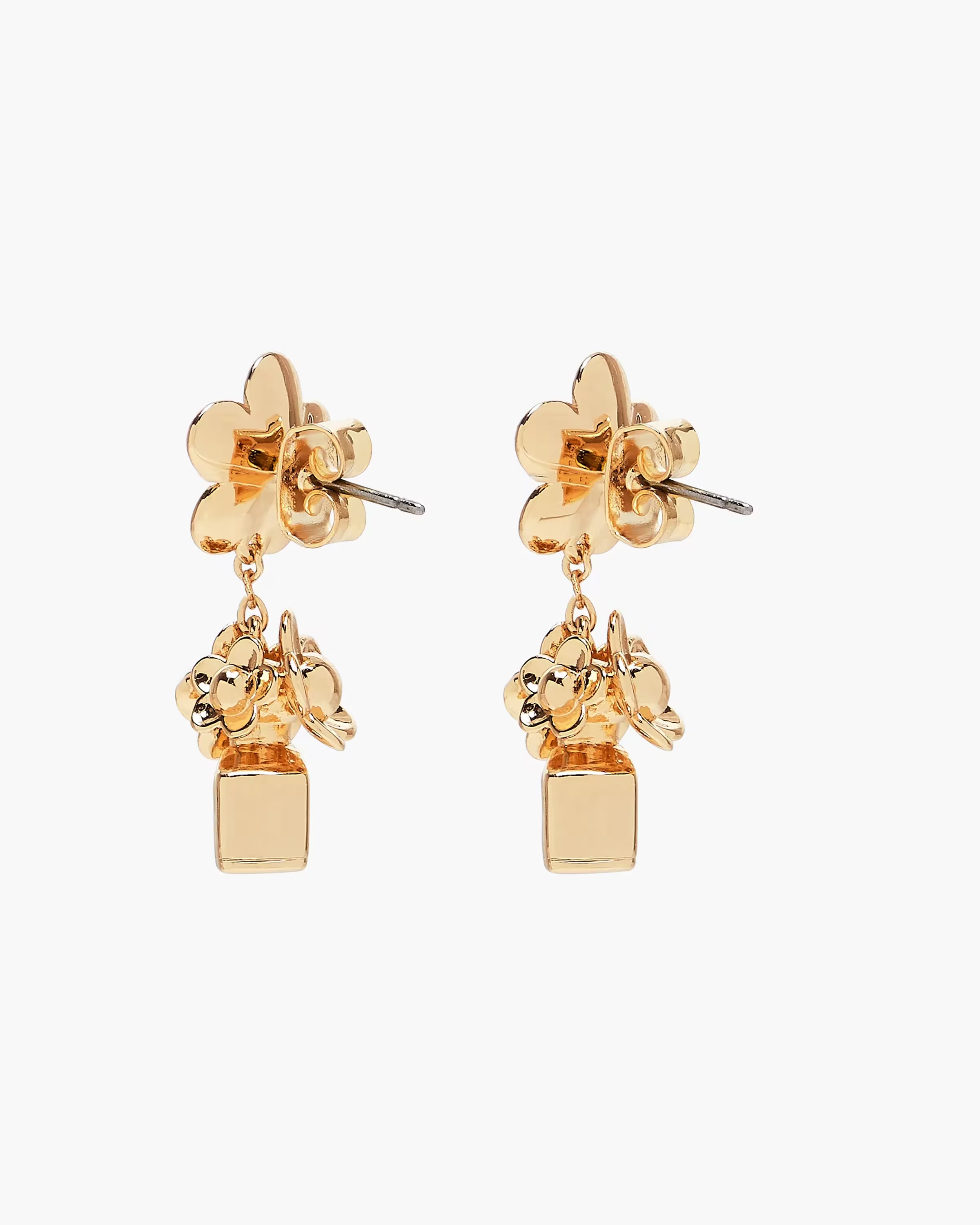 Marc Jacobs The Mini Icon Daisy Earrings Gold