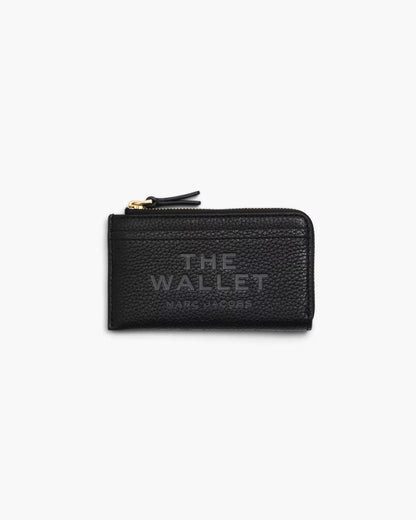 Marc Jacobs The Leather Top Zip Multi Wallet Black