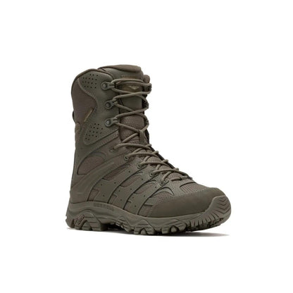 Merrell Men's Moab 3 8" Tactical Zip Waterproof Boot Dark Olive