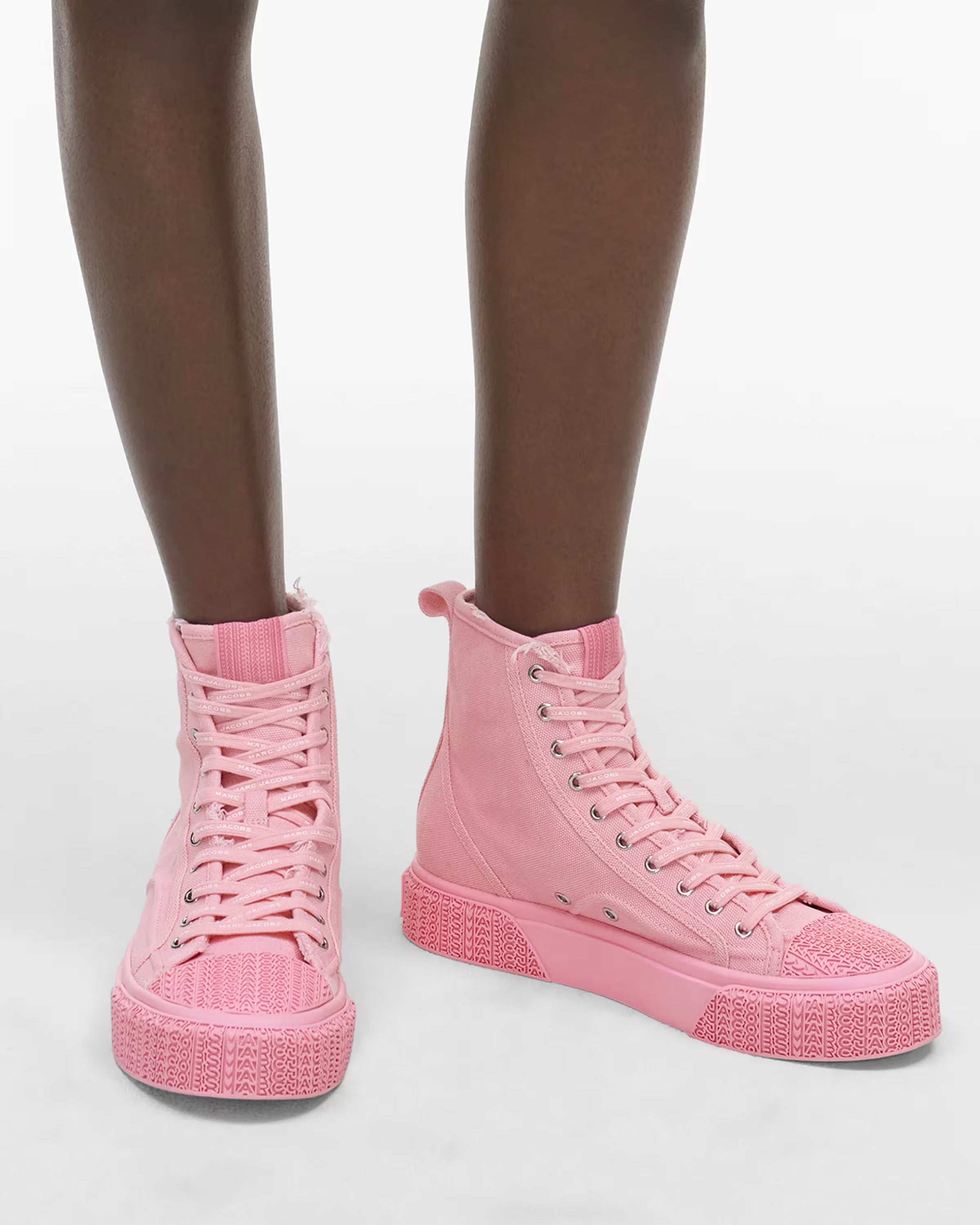 Marc Jacobs The High Top Sneaker Ribbon Pink