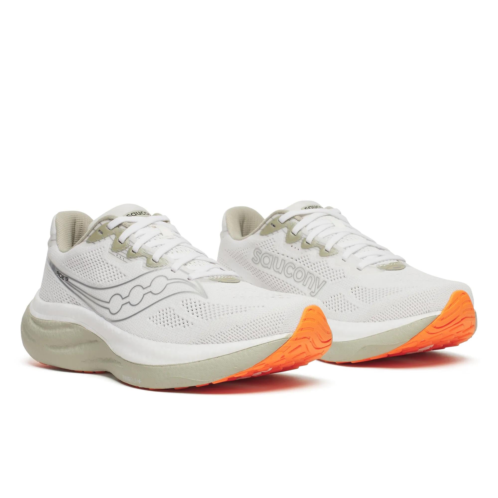 Saucony Men's Ride 19 White | Sage